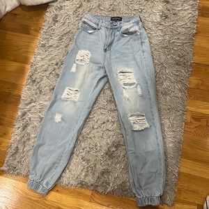 KITTENISH XS JEAN JOGGERS